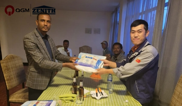 Nekemte baigta nauja QGM QT6 blokų gamybos mašinų gamybos linija, skirta pokario rekonstrukcijai.