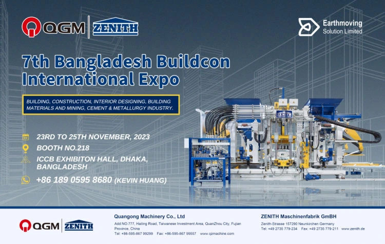 Susipažinkite su QGM-ZENITH „Bangladesh 2023 Buildcon“.