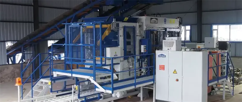 Afrikoje pradėtas visiškai automatizuotas daugiasluoksnių betoninių blokuojamųjų plytų gamybos projektas.