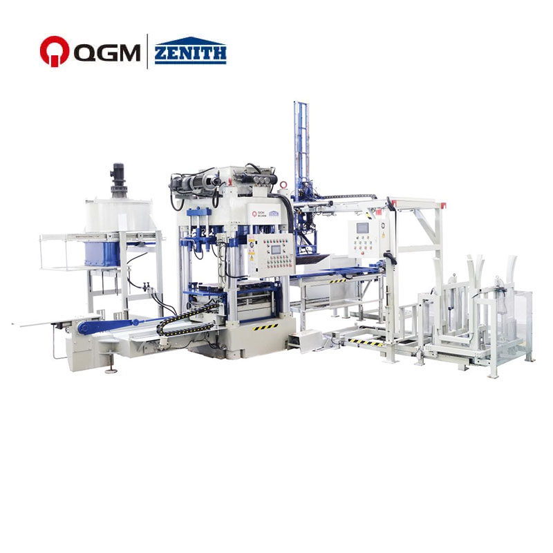 Cemento pralaidžių plytų mašina